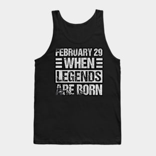 February 29 Birthday Cool Leap Year Retro Tank Top